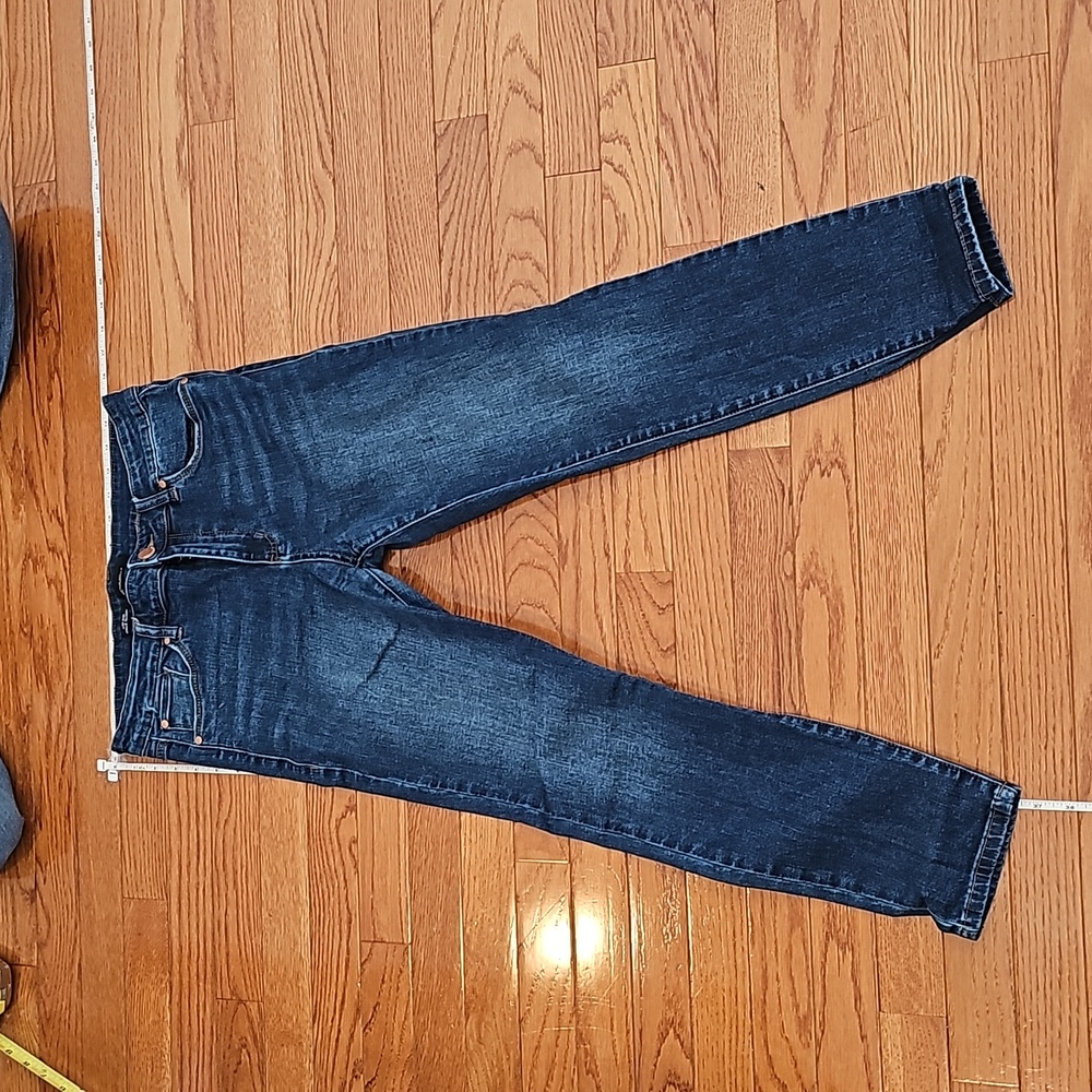 High rise skinny ankle